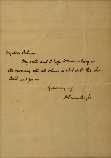 Letter to H. Verner Dobson (13 january 1894)