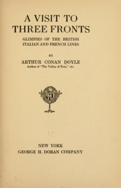 George H. Doran Co. Title page (1916)