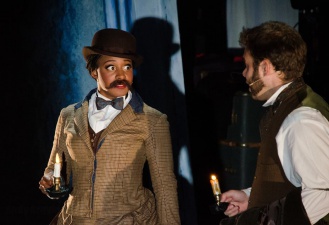 Dr. Watson (Elexi Walker) & Sir Henry Baskerville (Rob Castell)