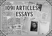 Essays, Articles, Published Letters